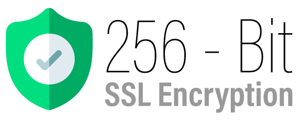 256Bit SSL ENCRYPTION